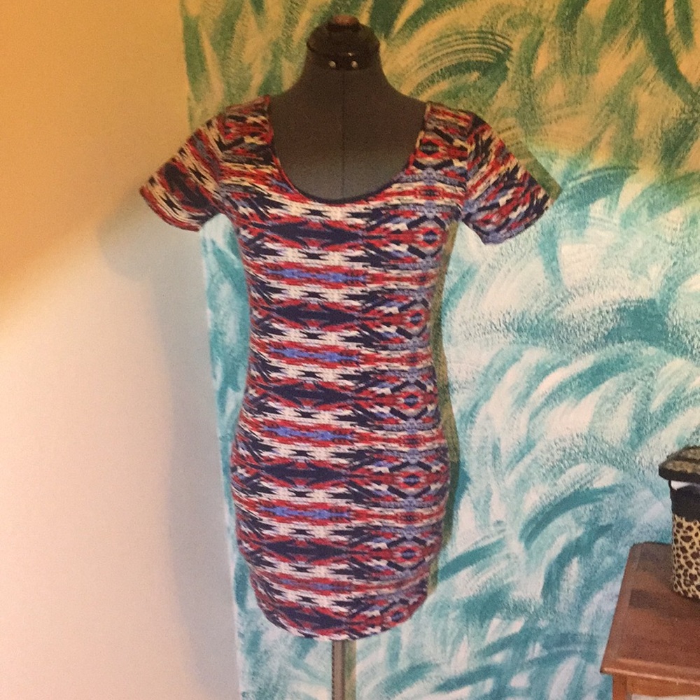 Forever 21 Aztec Body-Con dress
